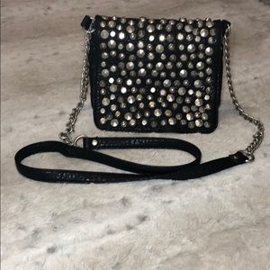 Free People studded vegan leather crossbody bag
